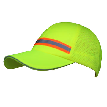 Pinnacle Lime Hiviz Golf Cap with Reflective