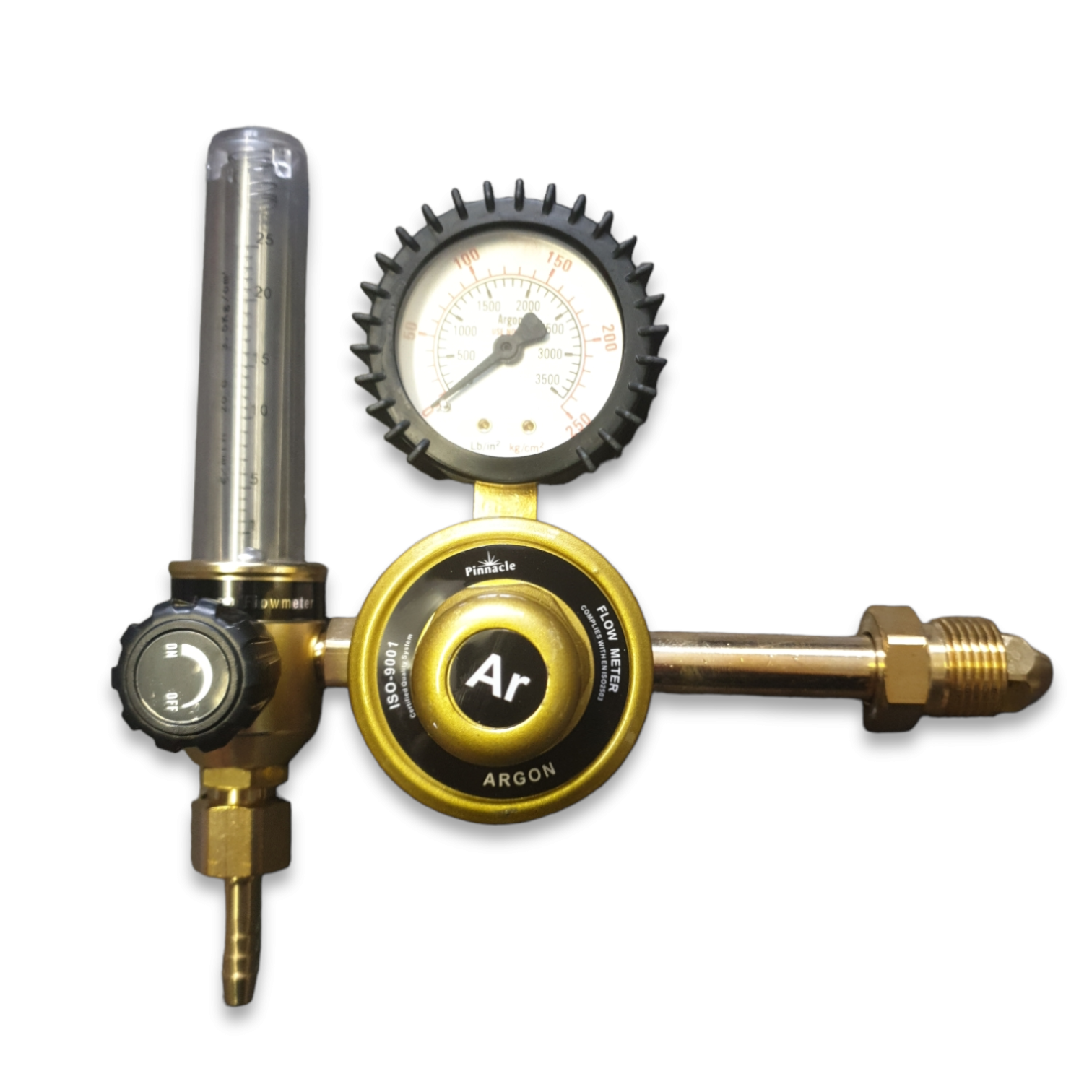 Pinnacle Brass CO2/Argon Flow Meter - EN2503