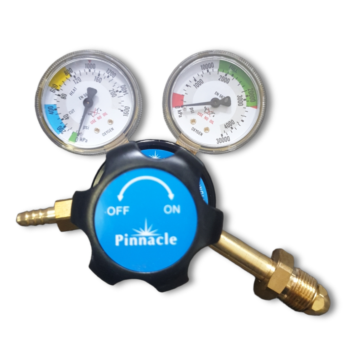 Pinnacle Welding Single Stage Oxygen Regulator - Precision Oxygen Flow Control